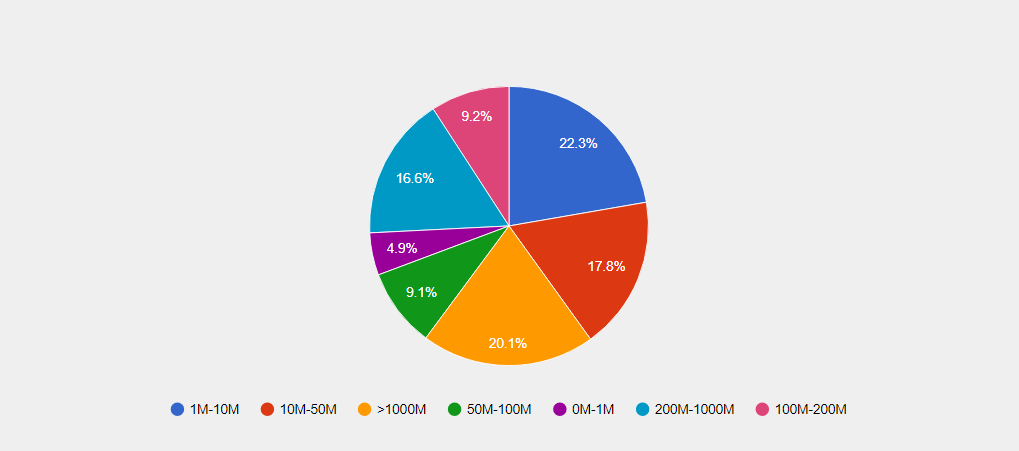 Oracle ERP Customers by Revenue