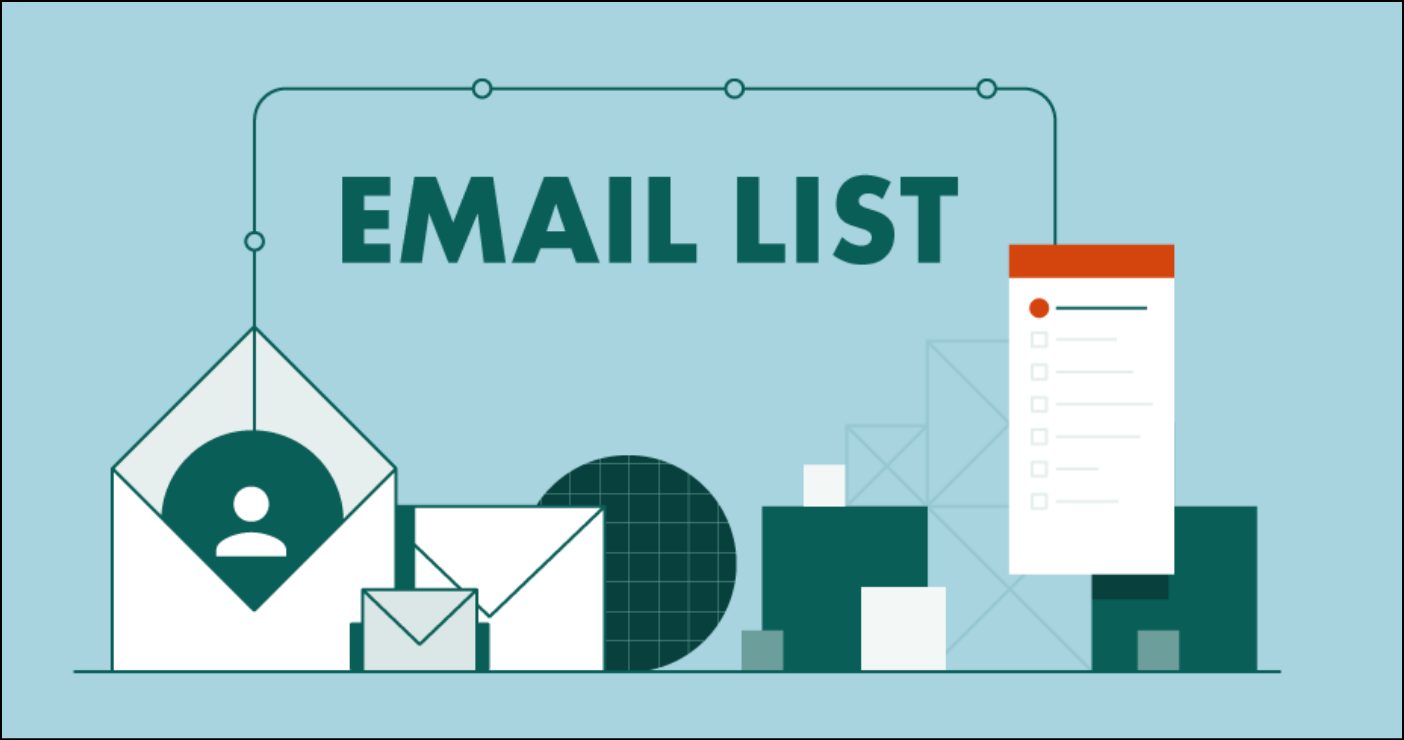 Email list illustration