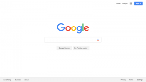 Google search engine