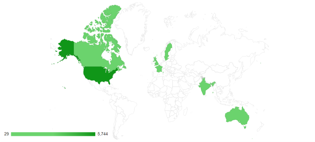 NetSuite ERP Customers by Country
