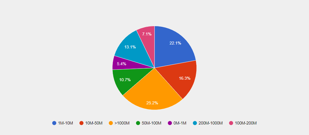 Oracle Fusion Customers by Revenue