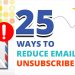 25 Ways to Reduce Email Unsubscribe Rates [Infographic]